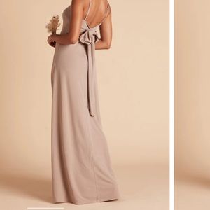 Buddy gray taupe bridesmaid dress